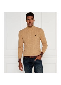 POLO RALPH LAUREN Wełniany golf | Slim Fit | z dodatkiem kaszmiru ze sklepu Gomez Fashion Store w kategorii Swetry męskie - zdjęcie 184328423