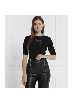 Pinko Wełniana bluzka | Slim Fit ze sklepu Gomez Fashion Store w kategorii Bluzki damskie - zdjęcie 184328514