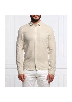 Calvin Klein Lniana koszula | Slim Fit ze sklepu Gomez Fashion Store w kategorii Koszule męskie - zdjęcie 184328550