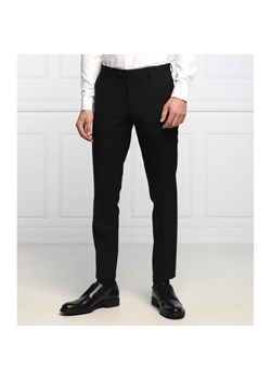 Oscar Jacobson Wełniane spodnie Denz | Slim Fit ze sklepu Gomez Fashion Store w kategorii Spodnie męskie - zdjęcie 184328573