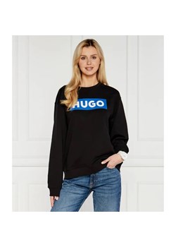 Hugo Blue Bluza crew | Regular Fit ze sklepu Gomez Fashion Store w kategorii Bluzy damskie - zdjęcie 184328690