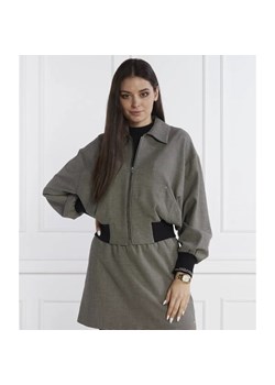 Tommy Hilfiger Bluza MINI CHECK BOMBER JACKET | Regular Fit ze sklepu Gomez Fashion Store w kategorii Bluzy damskie - zdjęcie 184329043