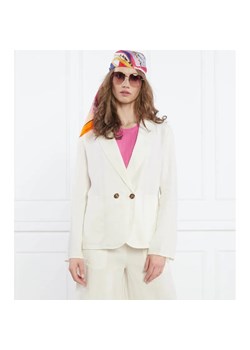MAX&Co. Lniany żakiet | Regular Fit ze sklepu Gomez Fashion Store w kategorii Marynarki damskie - zdjęcie 184329160