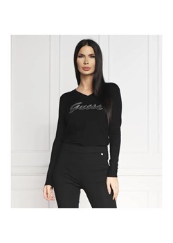 GUESS Sweter PASCALE VN LS | Regular Fit ze sklepu Gomez Fashion Store w kategorii Swetry damskie - zdjęcie 184329283
