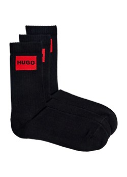 Hugo Bodywear Skarpety 3-pack 3P QS RIB LABEL CC ze sklepu Gomez Fashion Store w kategorii Skarpetki męskie - zdjęcie 184329824