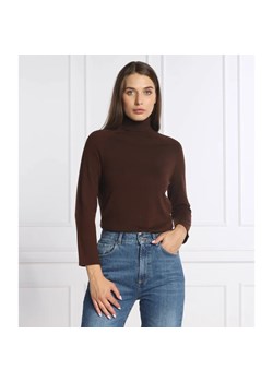Marella SPORT Wełniany golf ROSATEA | Slim Fit ze sklepu Gomez Fashion Store w kategorii Swetry damskie - zdjęcie 184329883