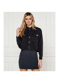 Calvin Klein Jeans Jeansowa koszula | Cropped Fit ze sklepu Gomez Fashion Store w kategorii Koszule damskie - zdjęcie 184329914