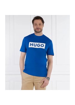 Hugo Blue T-shirt Nico | Regular Fit ze sklepu Gomez Fashion Store w kategorii T-shirty męskie - zdjęcie 184330131