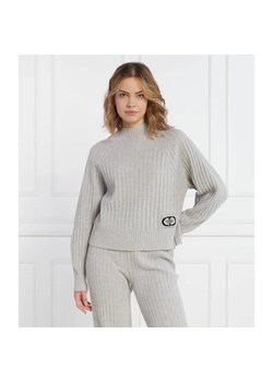 TWINSET Wełniany sweter | Regular Fit | z dodatkiem kaszmiru ze sklepu Gomez Fashion Store w kategorii Swetry damskie - zdjęcie 184330200