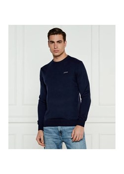 GUESS Sweter DANIEL | Regular Fit | z dodatkiem jedwabiu ze sklepu Gomez Fashion Store w kategorii Swetry męskie - zdjęcie 184330420