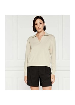 Samsøe Samsøe Sweter SAWADA | Regular Fit | z dodatkiem lnu ze sklepu Gomez Fashion Store w kategorii Swetry damskie - zdjęcie 184330601