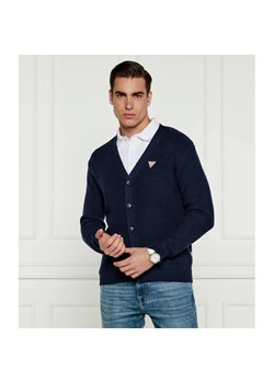 Guess Jeans Kardigan CARDI | Regular Fit | z dodatkiem wełny ze sklepu Gomez Fashion Store w kategorii Swetry męskie - zdjęcie 184330853