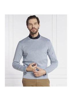 Hackett London Sweter | Regular Fit | z dodatkiem jedwabiu ze sklepu Gomez Fashion Store w kategorii Swetry męskie - zdjęcie 184330882
