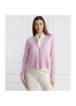 Marc Cain Wełniany kardigan | Loose fit ze sklepu Gomez Fashion Store w kategorii Swetry damskie - zdjęcie 184331183