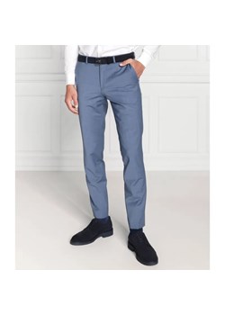 HUGO Wełniane spodnie Hesten212X | Slim Fit ze sklepu Gomez Fashion Store w kategorii Spodnie męskie - zdjęcie 184331284