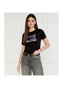 Armani Exchange T-shirt | Slim Fit ze sklepu Gomez Fashion Store w kategorii Bluzki damskie - zdjęcie 184331543