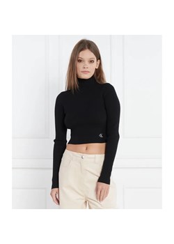 Calvin Klein Jeans Golf | Regular Fit ze sklepu Gomez Fashion Store w kategorii Swetry damskie - zdjęcie 184331544