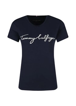 Tommy Hilfiger T-shirt | Regular Fit ze sklepu Gomez Fashion Store w kategorii Bluzki damskie - zdjęcie 184331690