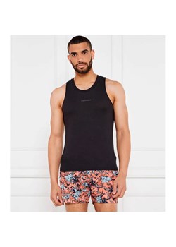 Calvin Klein Swimwear Tank top | Regular Fit | z dodatkiem lnu ze sklepu Gomez Fashion Store w kategorii T-shirty męskie - zdjęcie 184331762