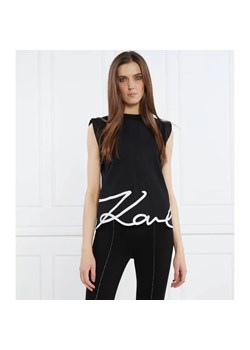 Karl Lagerfeld Top | Regular Fit ze sklepu Gomez Fashion Store w kategorii Bluzki damskie - zdjęcie 184331812