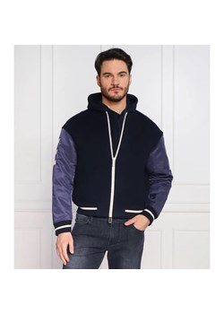 Emporio Armani Wełniana kurtka bomber | Regular Fit ze sklepu Gomez Fashion Store w kategorii Kurtki męskie - zdjęcie 184331950