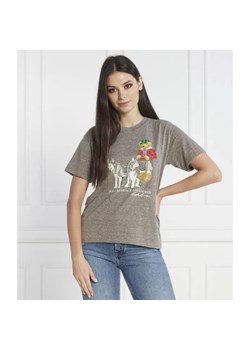 POLO RALPH LAUREN T-shirt TRI BLEND | Regular Fit ze sklepu Gomez Fashion Store w kategorii Bluzki damskie - zdjęcie 184331982