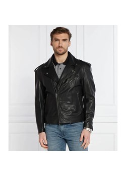 BOSS ORANGE Skórzana ramoneska Jonu | Regular Fit ze sklepu Gomez Fashion Store w kategorii Kurtki męskie - zdjęcie 184332112