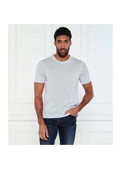 Sand Copenhagen Lniany t-shirt | Regular Fit ze sklepu Gomez Fashion Store w kategorii T-shirty męskie - zdjęcie 184332134