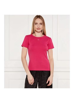 HUGO T-shirt Deloris | Regular Fit ze sklepu Gomez Fashion Store w kategorii Bluzki damskie - zdjęcie 184332190