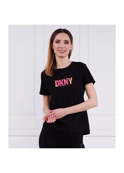 DKNY T-shirt S/S REFLECTIVE LOGO ze sklepu Gomez Fashion Store w kategorii Bluzki damskie - zdjęcie 184332241