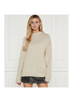 Calvin Klein Jeans Sweter | Loose fit | z dodatkiem wełny ze sklepu Gomez Fashion Store w kategorii Swetry damskie - zdjęcie 184332563