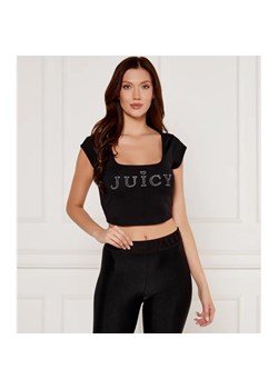 Juicy Couture Bluzka REGAL SQUARE NECK | Cropped Fit ze sklepu Gomez Fashion Store w kategorii Bluzki damskie - zdjęcie 184332672