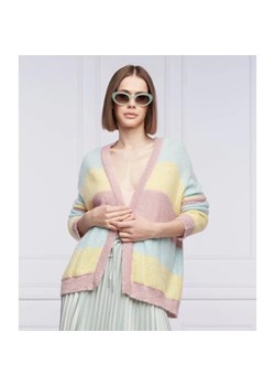 Liu Jo Kardigan APERTA | Relaxed fit | z dodatkiem wełny ze sklepu Gomez Fashion Store w kategorii Swetry damskie - zdjęcie 184332703