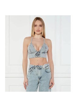 Liu Jo Jeansowy top | Slim Fit ze sklepu Gomez Fashion Store w kategorii Bluzki damskie - zdjęcie 184332760