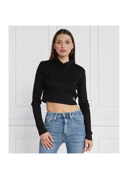 Calvin Klein Jeans Kardigan | Cropped Fit ze sklepu Gomez Fashion Store w kategorii Swetry damskie - zdjęcie 184333072