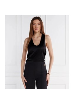 Patrizia Pepe Satynowy top | Regular Fit ze sklepu Gomez Fashion Store w kategorii Bluzki damskie - zdjęcie 184333164