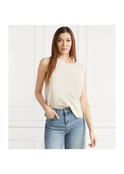 Marc Cain Wełniany top | Relaxed fit ze sklepu Gomez Fashion Store w kategorii Bluzki damskie - zdjęcie 184333243