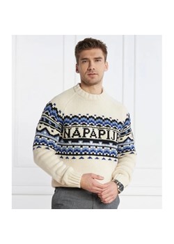 Napapijri Sweter D-HORLICK | Regular Fit | z dodatkiem wełny ze sklepu Gomez Fashion Store w kategorii Swetry męskie - zdjęcie 184333253