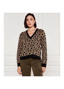 Liu Jo Wełniany sweter | Relaxed fit ze sklepu Gomez Fashion Store w kategorii Swetry damskie - zdjęcie 184333280