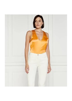 Patrizia Pepe Satynowy top | Regular Fit ze sklepu Gomez Fashion Store w kategorii Bluzki damskie - zdjęcie 184333310