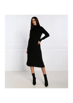 Tommy Hilfiger Sukienka RIB ROLL-NK | z dodatkiem jedwabiu ze sklepu Gomez Fashion Store w kategorii Sukienki - zdjęcie 184333320