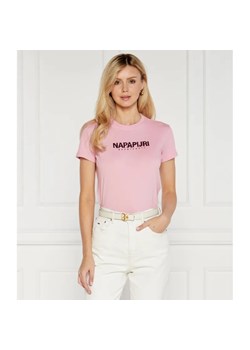 Napapijri T-shirt S-KREIS | Regular Fit ze sklepu Gomez Fashion Store w kategorii Bluzki damskie - zdjęcie 184333574