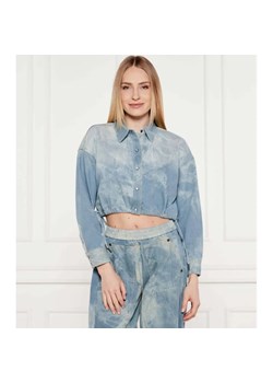 One Teaspoon Jeansowa koszula BUBBLE | Cropped Fit ze sklepu Gomez Fashion Store w kategorii Koszule damskie - zdjęcie 184333604