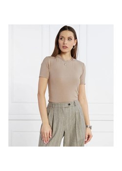 Calvin Klein T-shirt | Slim Fit ze sklepu Gomez Fashion Store w kategorii Bluzki damskie - zdjęcie 184333723