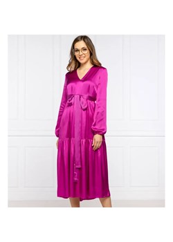 Pinko Sukienka LOVE BOAT | z dodatkiem jedwabiu ze sklepu Gomez Fashion Store w kategorii Sukienki - zdjęcie 184333961