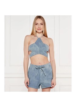 One Teaspoon Jeansowy top STAR | Cropped Fit ze sklepu Gomez Fashion Store w kategorii Bluzki damskie - zdjęcie 184334184