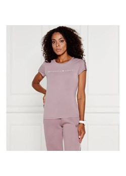 EA7 T-shirt | Slim Fit ze sklepu Gomez Fashion Store w kategorii Bluzki damskie - zdjęcie 184334212