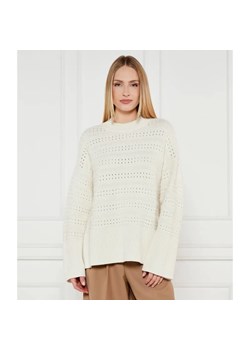 Samsøe Samsøe Sweter | Relaxed fit | z dodatkiem lnu ze sklepu Gomez Fashion Store w kategorii Swetry damskie - zdjęcie 184334224