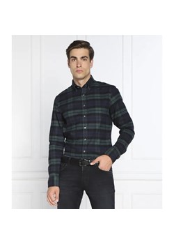 Oscar Jacobson Koszula Brushed | Slim Fit ze sklepu Gomez Fashion Store w kategorii Koszule męskie - zdjęcie 184334472