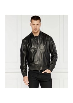 BOSS BLACK Skórzana kurtka bomber maidoc | Regular Fit ze sklepu Gomez Fashion Store w kategorii Kurtki męskie - zdjęcie 184334582